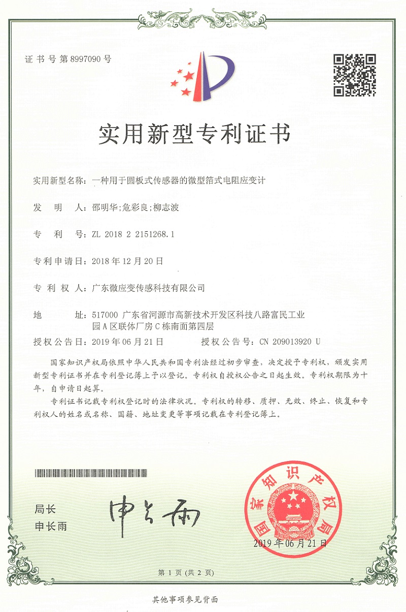 一种用于圆板式传感器的微型箔式电阻应变计2-1.jpg